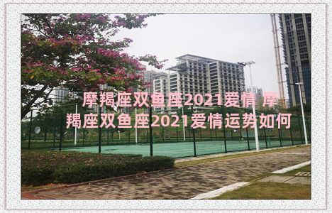 摩羯座双鱼座2021爱情 摩羯座双鱼座2021爱情运势如何